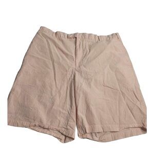 3314 Greg Norman Orange Seersucker Shorts Men's 40‎